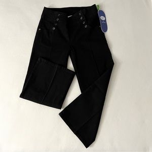 DG2 by Diane Gilman wide Black Jeans